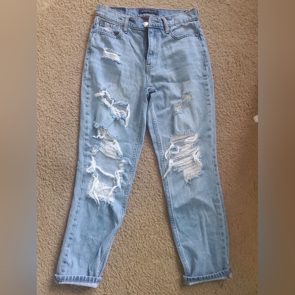Size 00 Aeropostale Mom Jeans